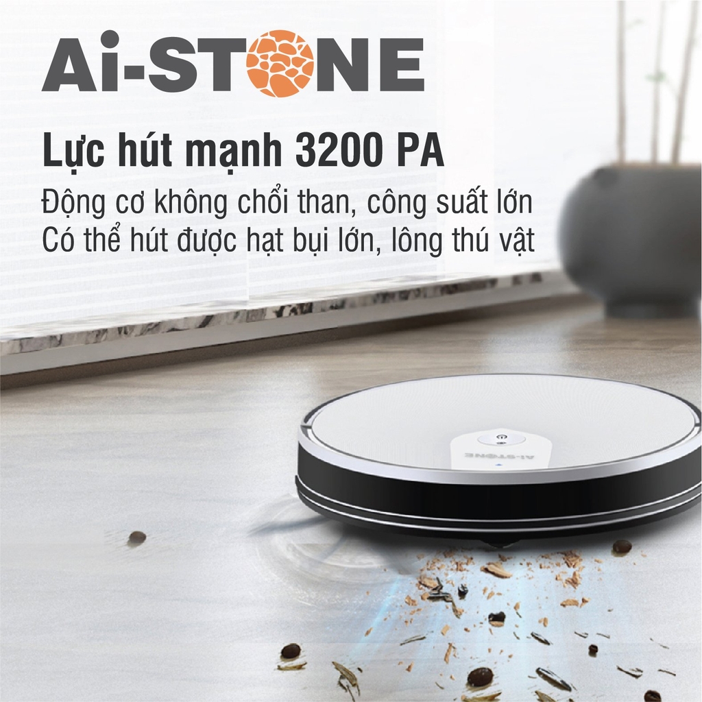 Robot hút bụi lau nhà Ai-STONE V6S Pro