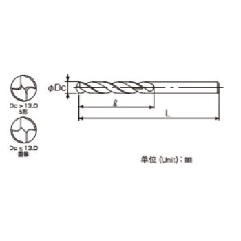 Mũi khoan sắt HSS Nachi List 500 Size 0.3mm