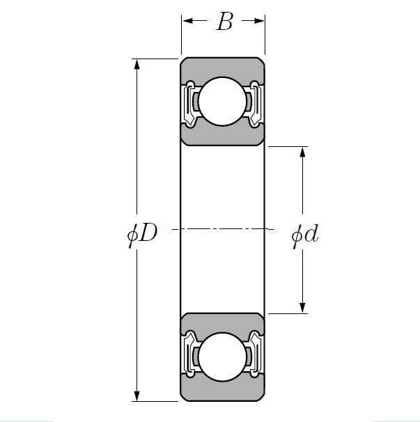 Vòng Bi Cầu NSK 6024 DDU