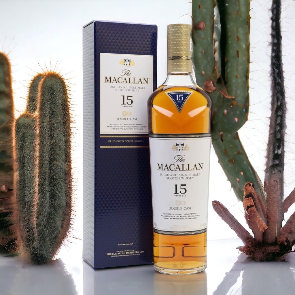 Rượu whisky đơn Scotland Macallan 15 năm Double Cask