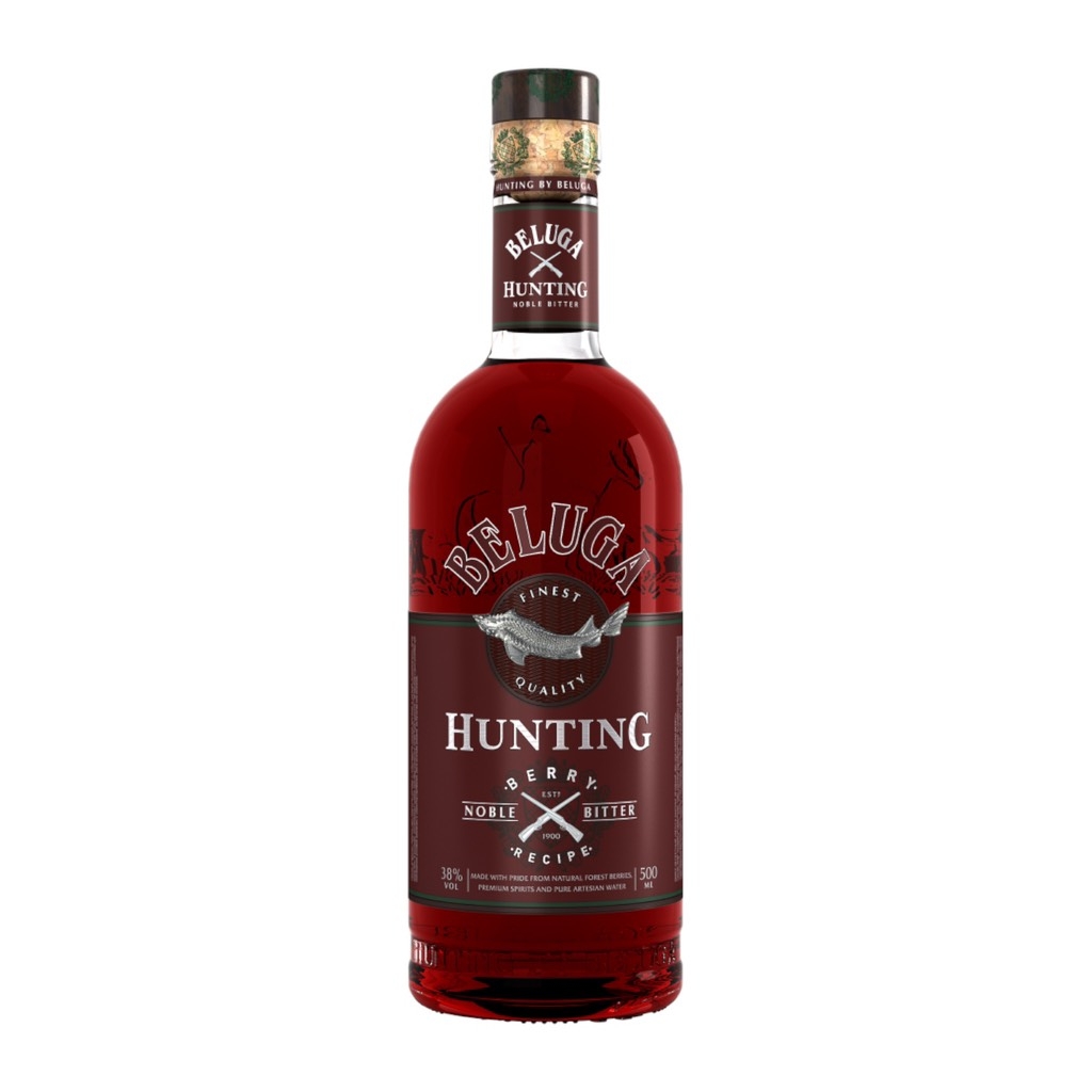 Rượu vodka pha trộn Nga Beluga Hunting Berry Bitter