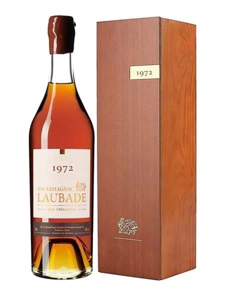 Rượu armagnac Pháp Laubade 1975