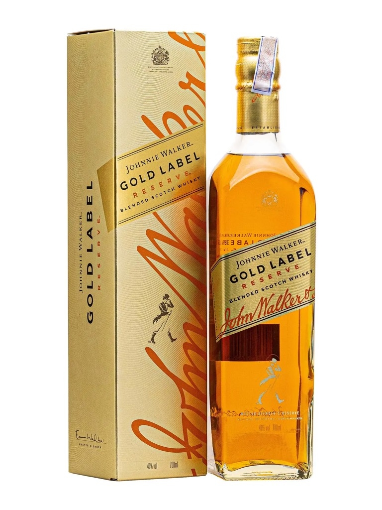 Rượu whisky pha trộn Scotland Johnnie Walker Gold Label