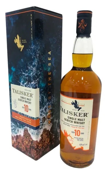 Rượu whisky đơn Scotland Talisker 10 năm