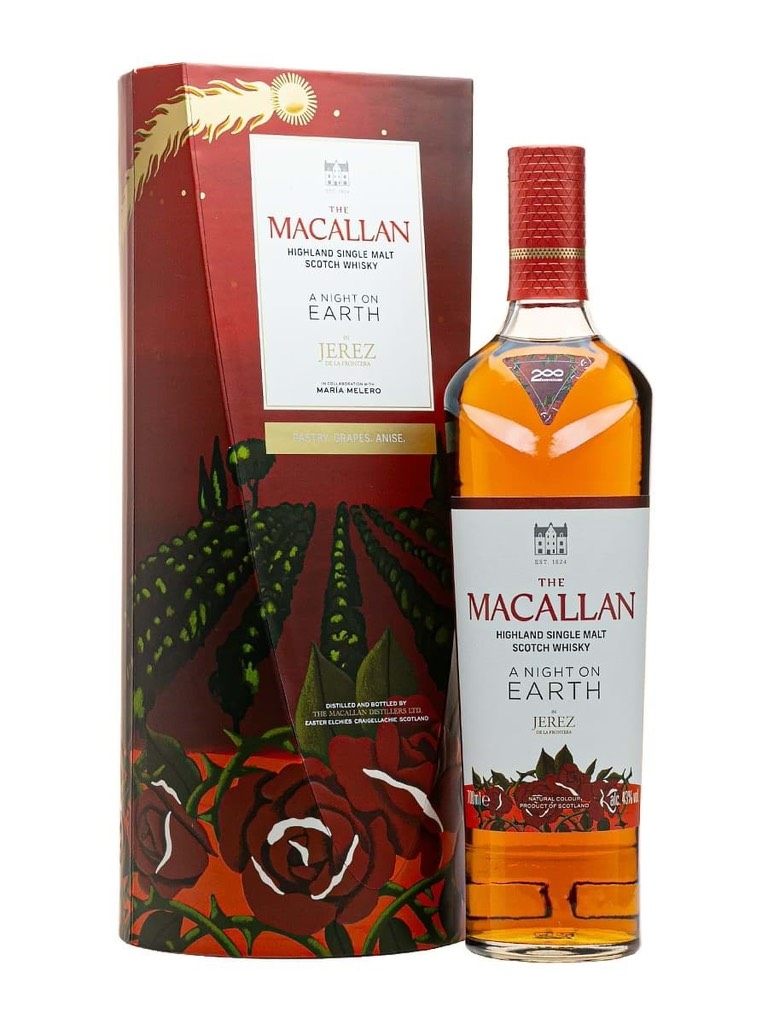 Rượu whisky đơn Scotland Macallan A Night On Earth