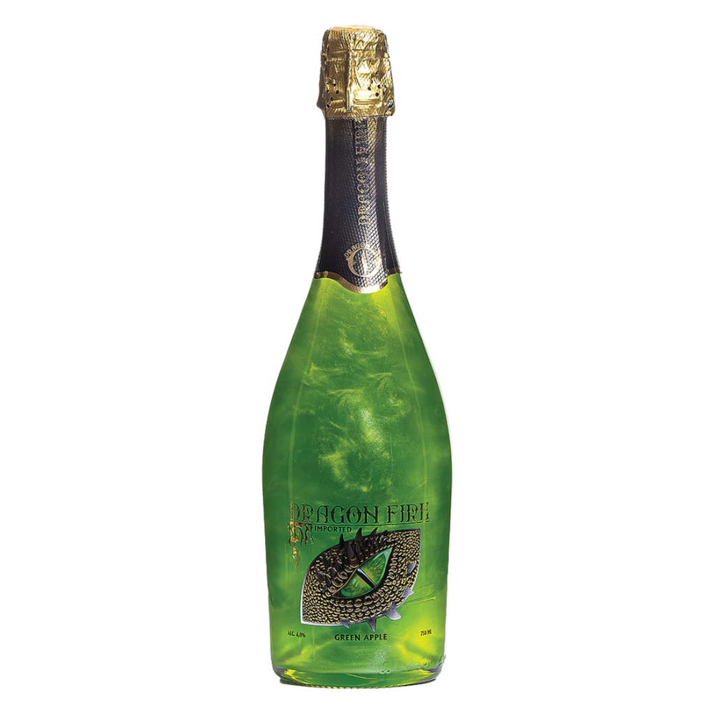 Rượu vang sủi bọt Moldova Dragon Fire Green Apple vị táo xanh