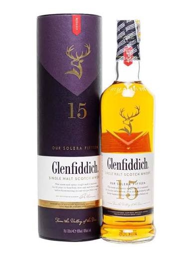 Rượu whisky đơn Scotland Glenfiddich 15 năm