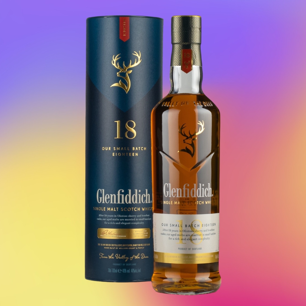 Rượu whisky đơn Scotland Glenfiddich 18 năm