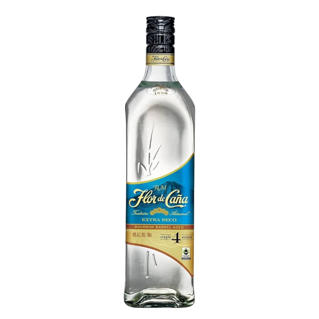Rượu rum Nicaragua Flor de Cana Extra Seco Bourbon Barrel Aged 4 năm