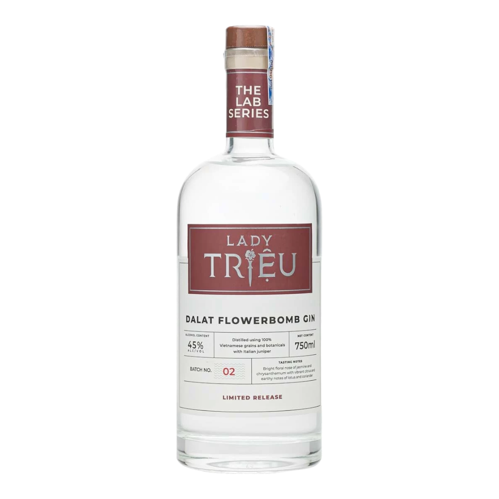 Rượu gin Việt Nam Lady Triệu - Dalat Flowerbomb Gin