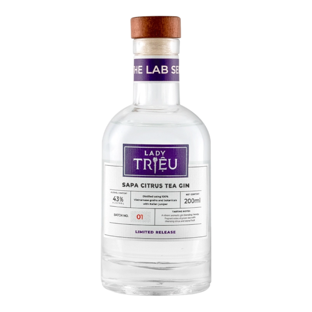 Rượu gin Việt Nam Lady Triệu - Sapa Citrus Tea Gin