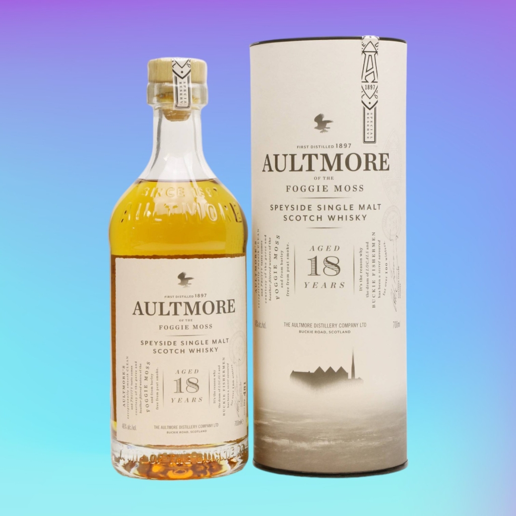 Rượu whisky đơn Scotland Aultmore 18 năm
