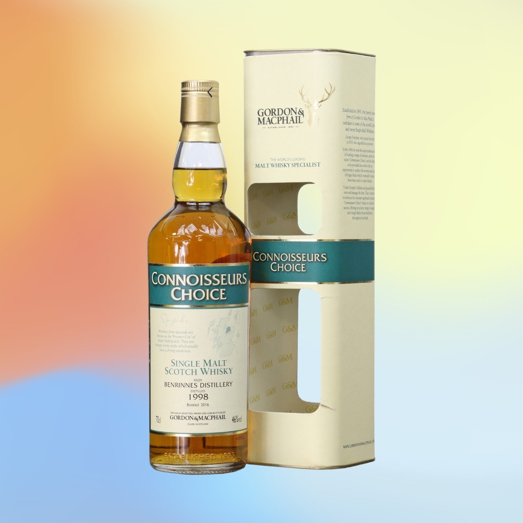 Rượu whisky đơn Scotland Benrinnes 1998 Gordon & Macphail Connoisseurs Choice đóng chai năm 2016