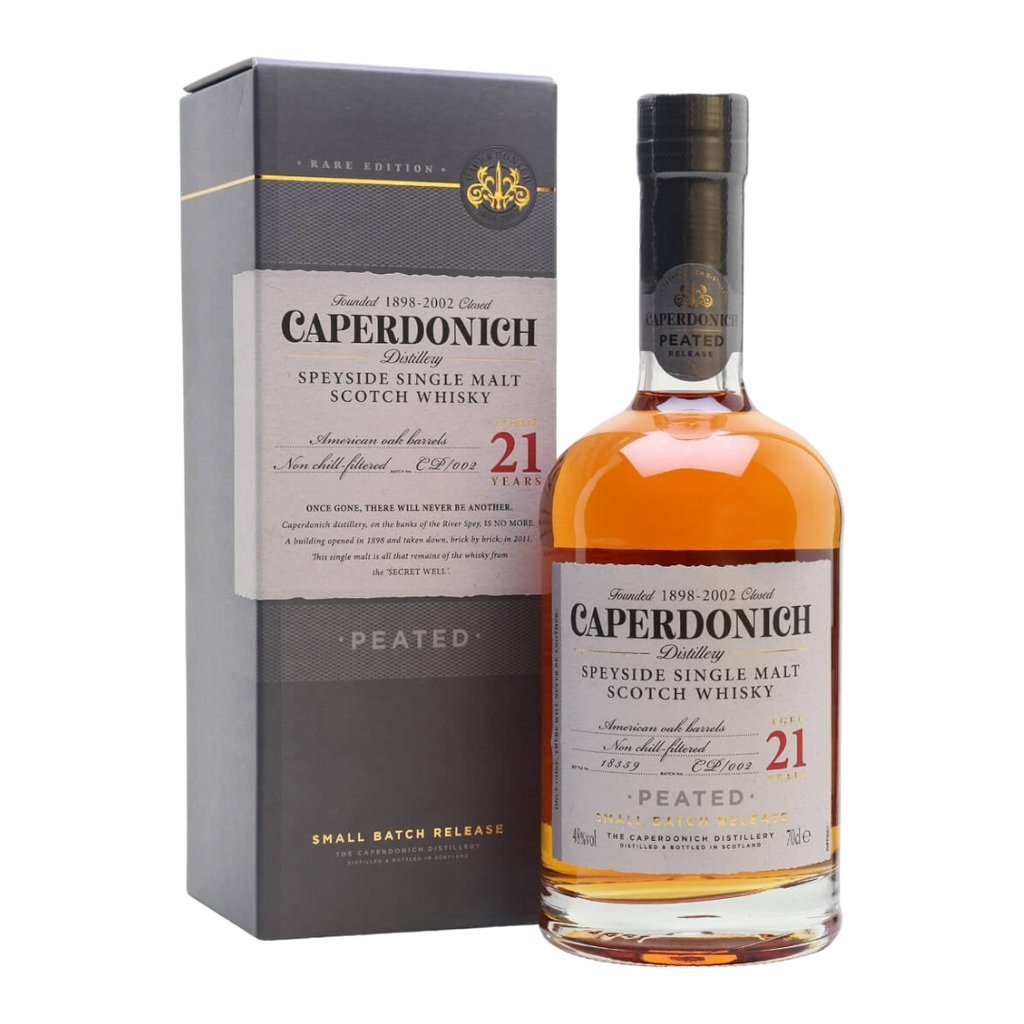 Rượu whisky đơn Scotland Caperdonich 21 năm