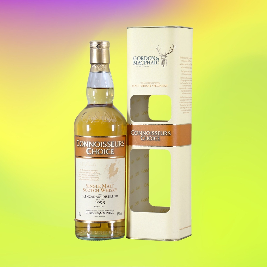 Rượu whisky đơn Scotland Glencadam 1993 Gordon & Macphail Connoisseurs Choice đóng chai năm 2015