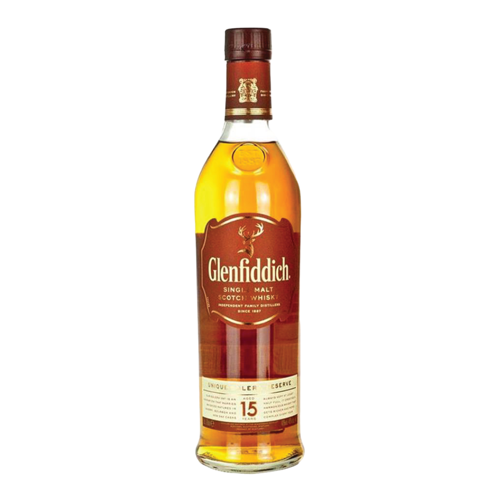 Rượu whisky đơn Scotland Glenfiddich 15 năm