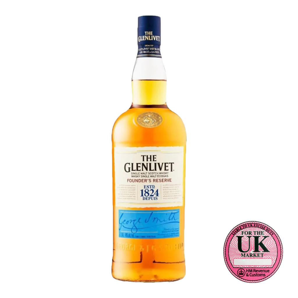 Rượu whisky đơn Scotland Glenlivet Founder's Reserve