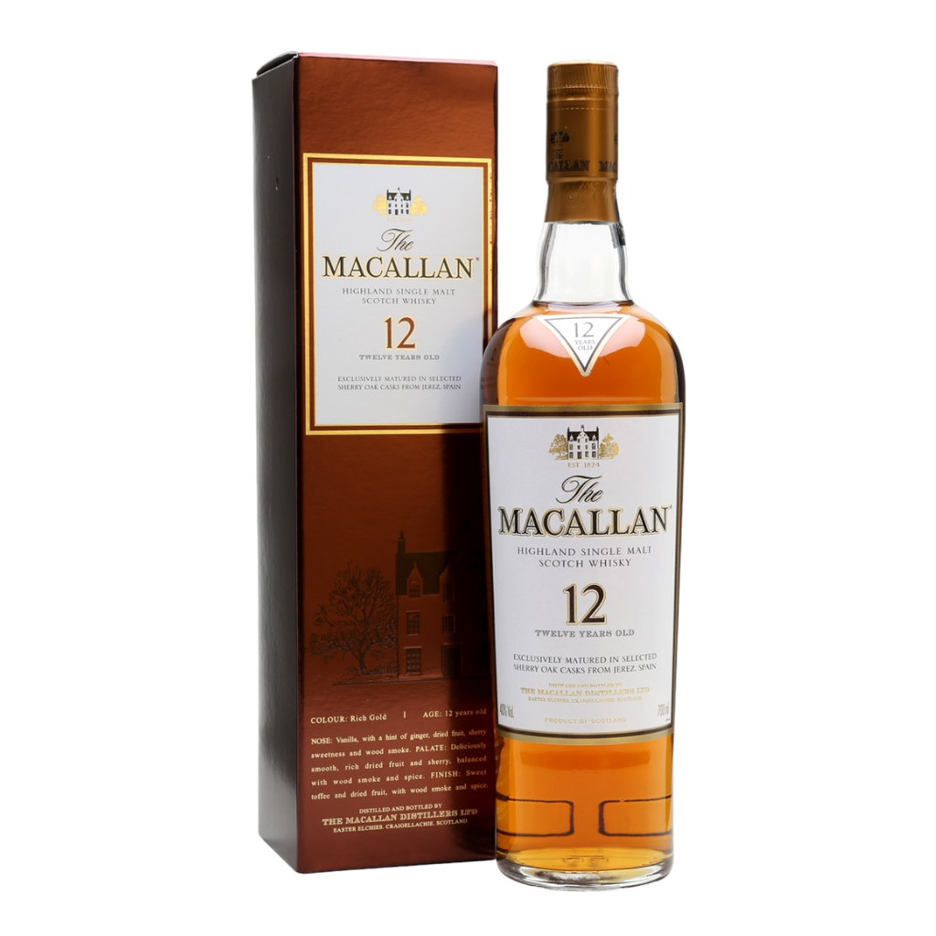 Rượu whisky đơn Scotland Macallan 12 năm