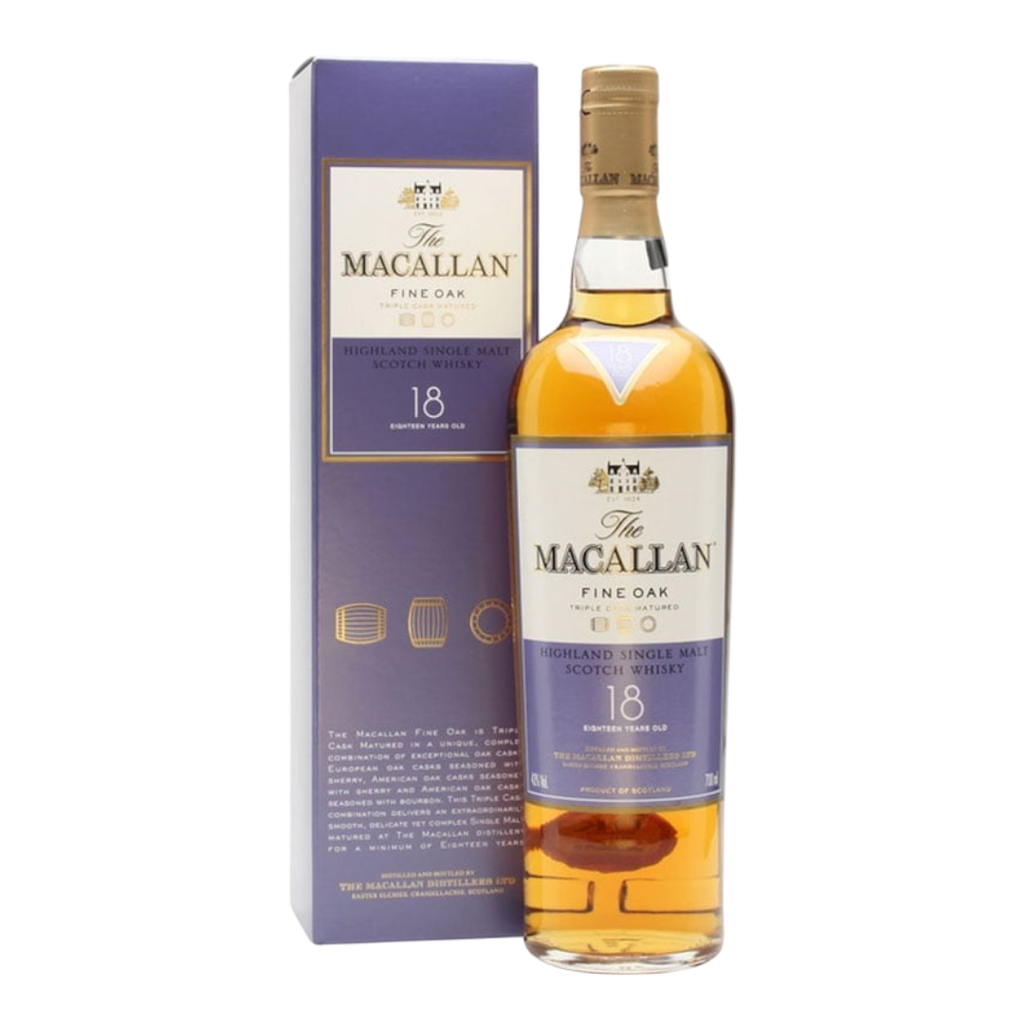 Rượu whisky đơn Scotland Macallan 18 năm