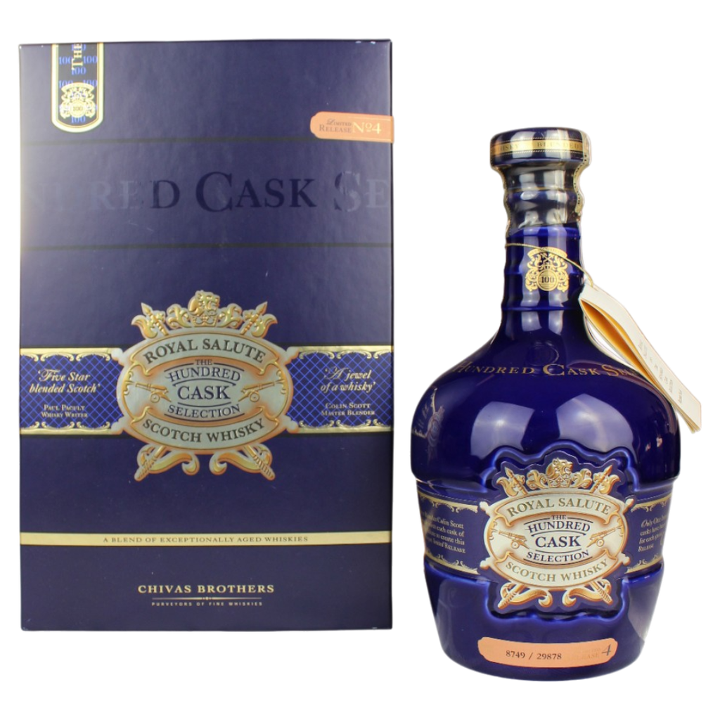 Rượu whisky đơn Scotland Royal Salute - The Hundred Cask Selection