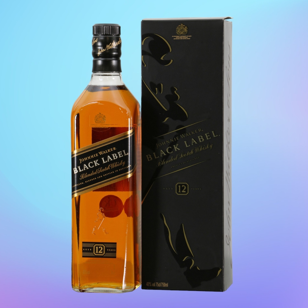 Rượu whisky pha trộn Scotland Johnnie Walker Black Label 12 năm