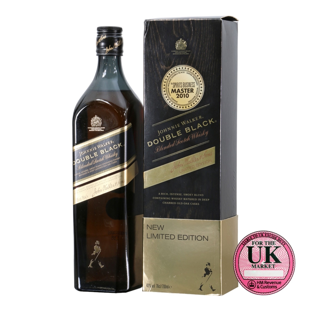 Rượu whisky pha trộn Scotland Johnnie Walker Double Black