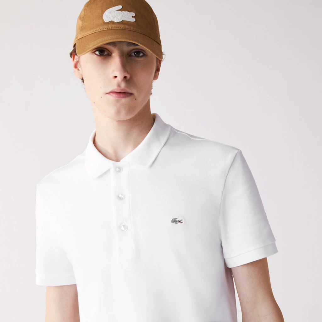 Áo polo lacoste trắng