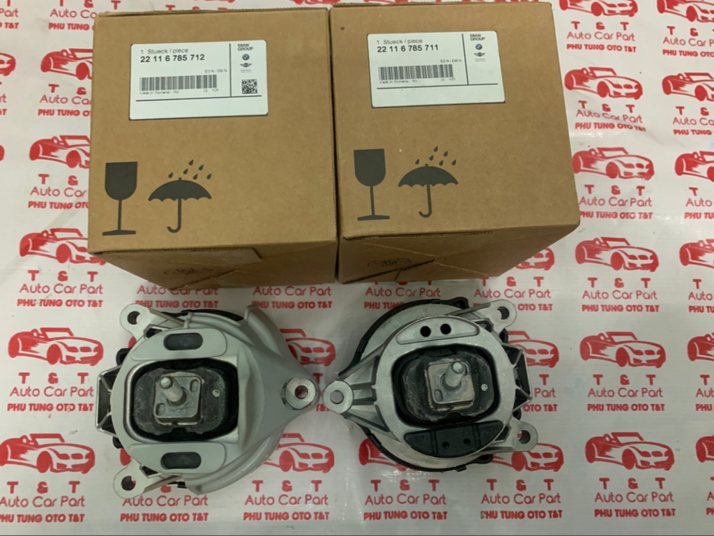 22116785711- 22116785712-Cao su chân máy xe BMW X3 F25, X4 F26