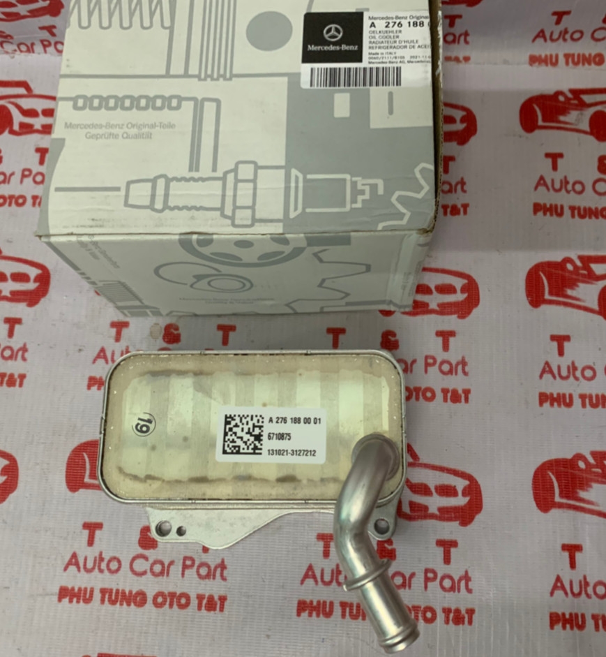A2761880001 Két làm mát dầu máy Mercedes C350 C400 E350 - A2761880001