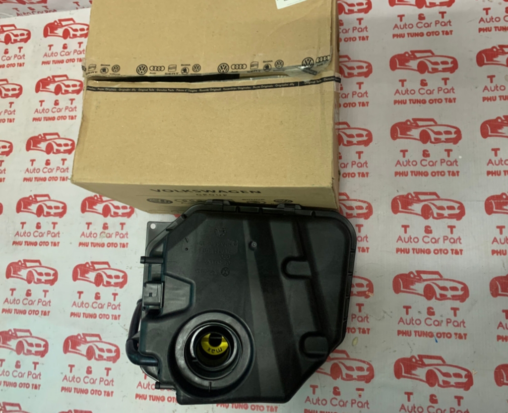 7L0121407F-Bình nước phụ xe Audi Q7 chính hãng - PORSCHE 7L0 121 407 F