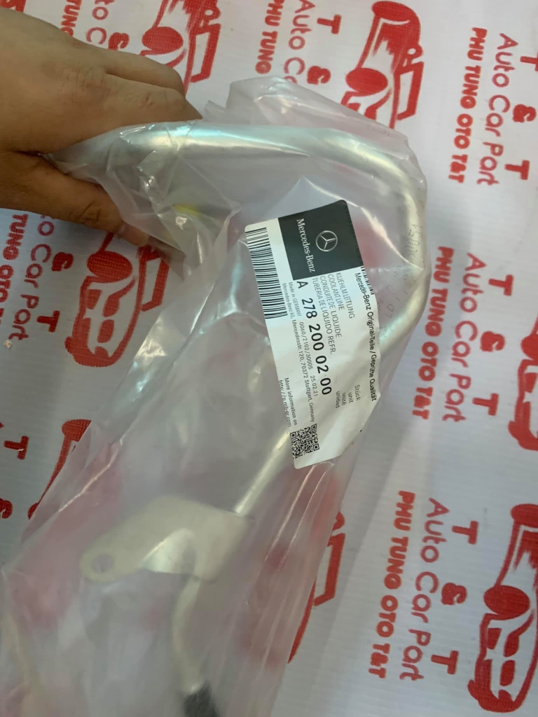 A2782000200 Ống nước turbo M278 A 278 200 02 00 Phụ tùng ô tô chính hãng AMG