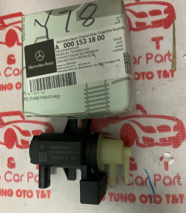 Van điều khiển turbo MERCEDES-BENZ W176 A0001531800