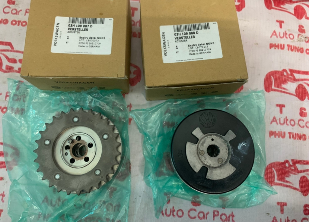 03H109088D - 03H109087D Bánh răng trục cam hút xả AUDI Q7
