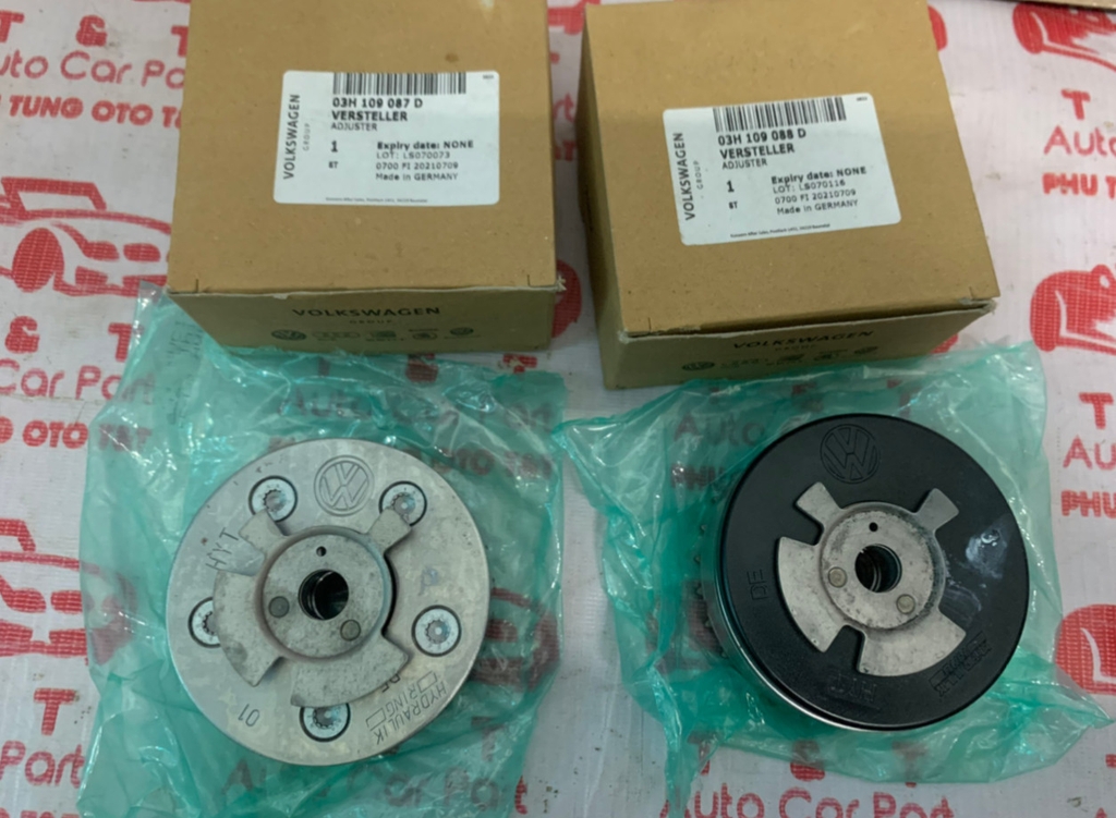03H109088D - 03H109087D Bánh răng trục cam hút xả AUDI Q7
