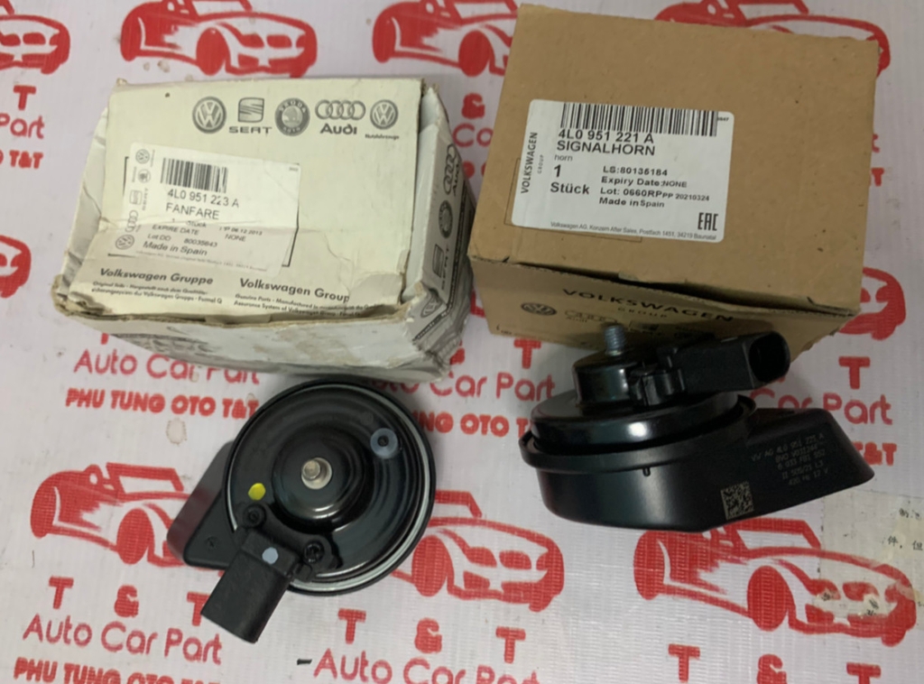 4L0951223 , 4L0951221Còi xe AUDI Q7 ,4L0 951 223 , 4L0 951 221