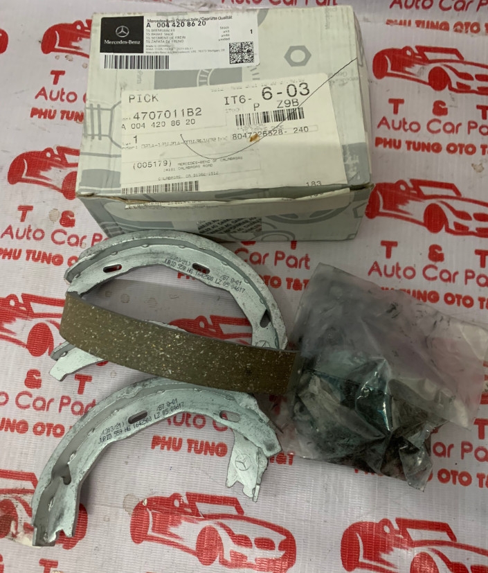 A0044208620 Má phanh tay Mercedes C200, , C230, C250, C300 W204