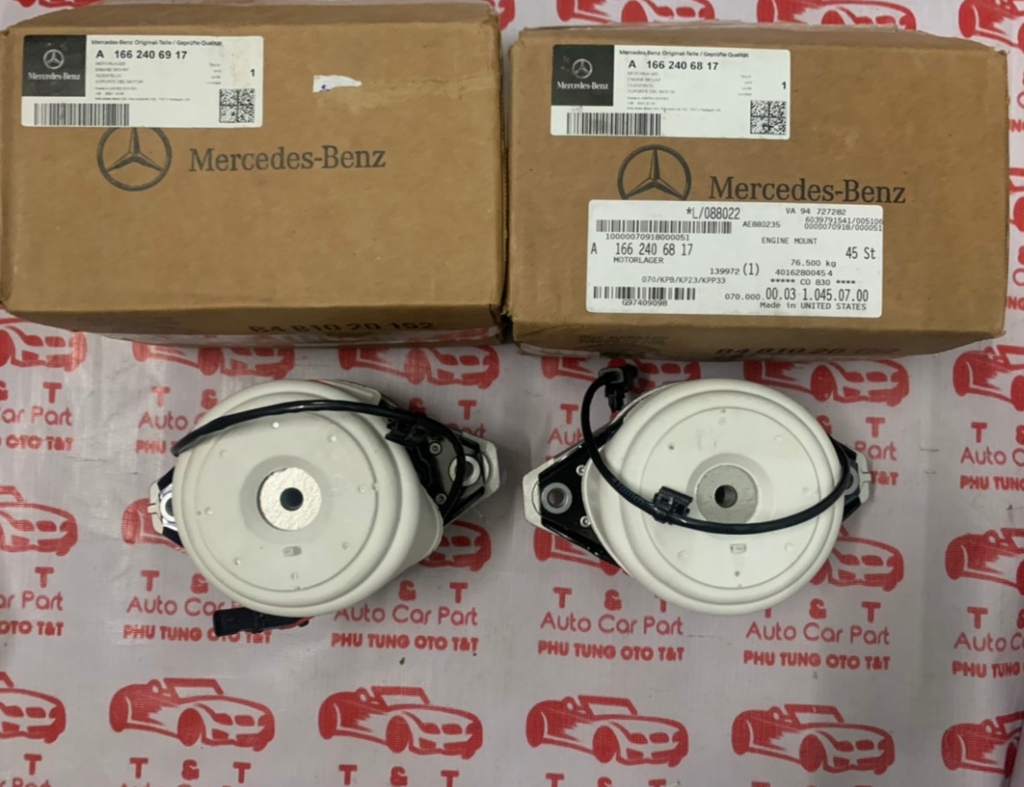 A1662406917 -A1662406817 Cao su chân máy phải ,trái  GL350