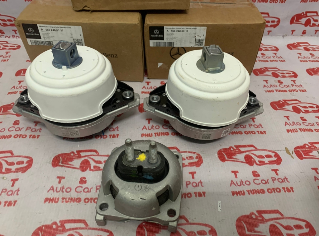 Cao su chân máy xe Mercedes GL Class W166  A1662406017 A1662406117