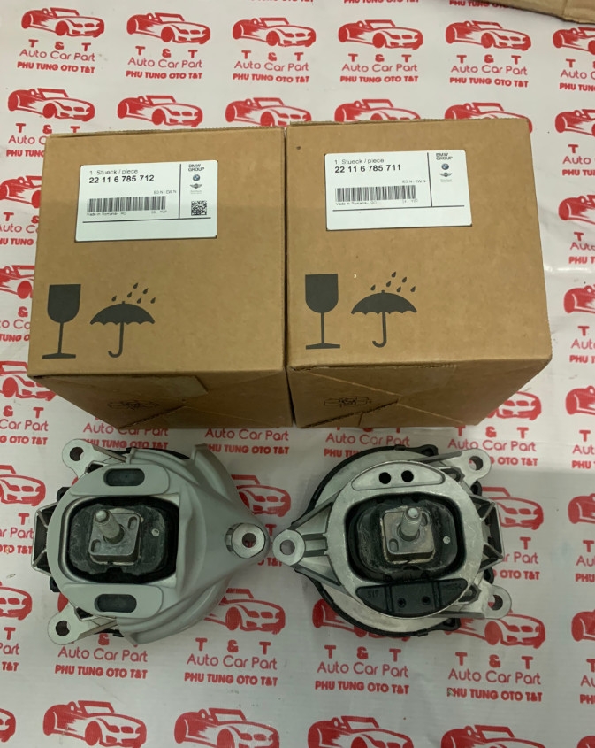 22116785711- 22116785712-Cao su chân máy xe BMW X3 F25, X4 F26