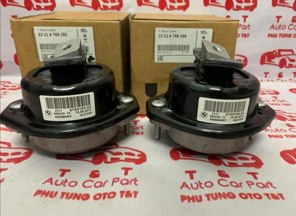 22116769185 - 22116769186  Cao su chân máy BMW 740Li, 745Li, 750Li, 760Li E65-