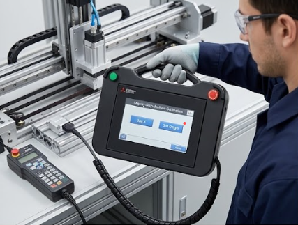 Hộp Nhựa Đựng Màn Hình HMI Cầm Tay 7 Inch – Vỏ Điều Khiển Di Động Cho Máy Tự Động
