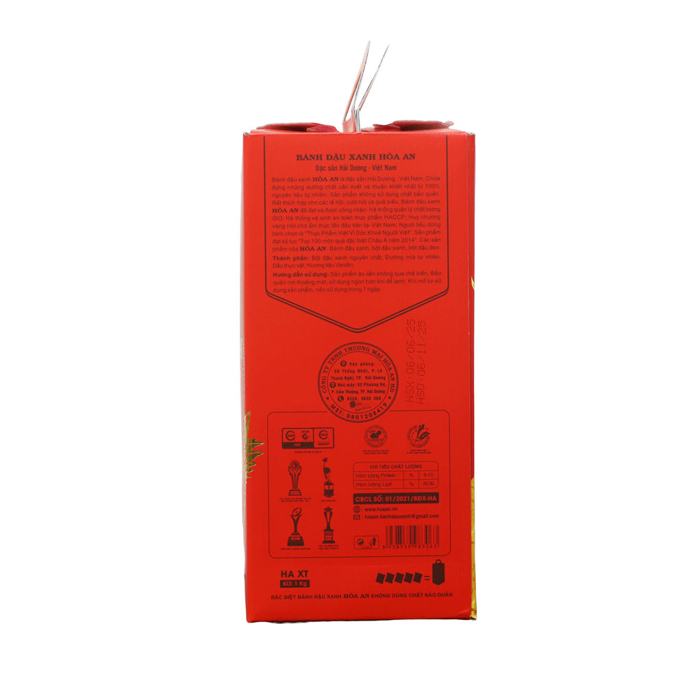 Bánh Đậu Xanh Hòa An 1kg