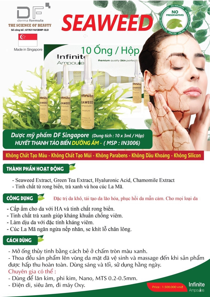 HUYẾT THANH TẢO BIỂN DƯỠNG ẨM