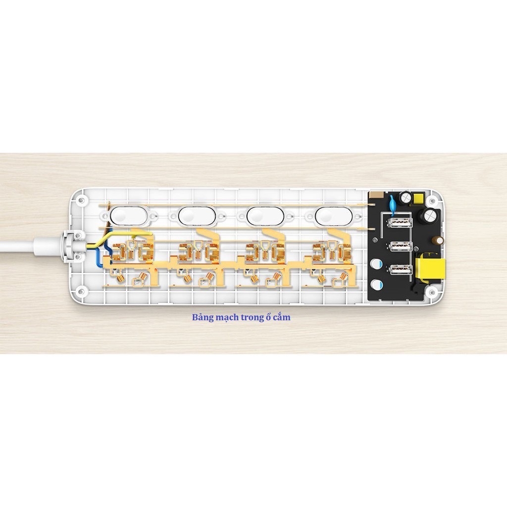 Ổ cắm điện Xiaomi Mijia 4 CB