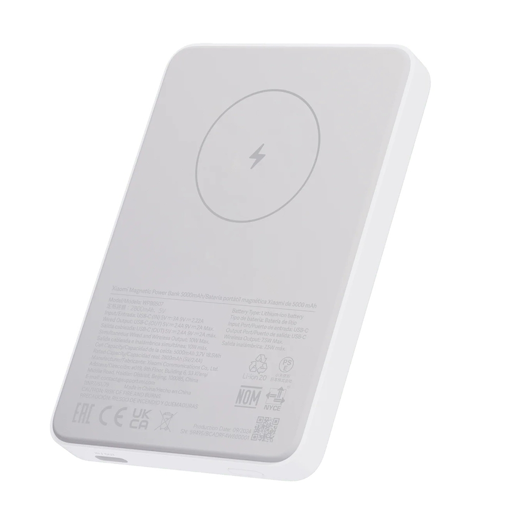 Pin sạc dự phòng Xiaomi Magnetic Power Bank 5000mAh BHR9304TH
