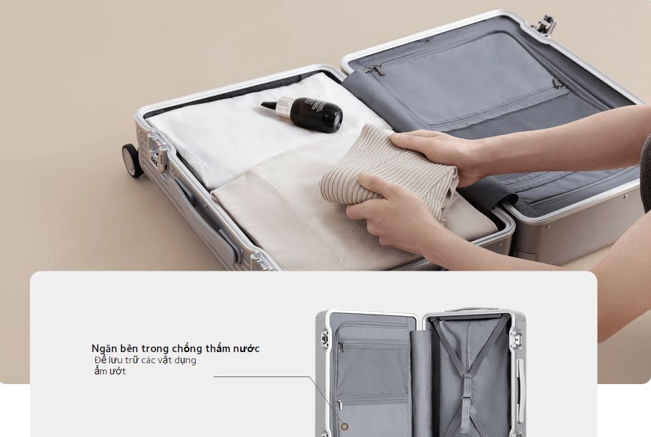 Vali nhôm Xiaomi Aluminum Frame Luggage 26 inch