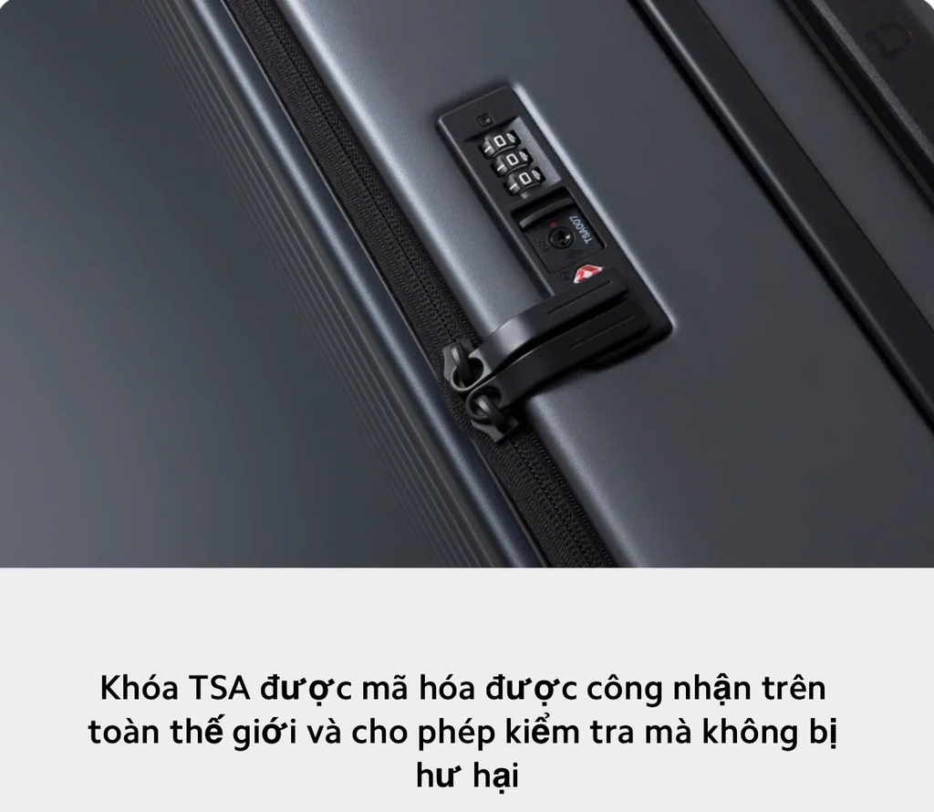 Vali Xiaomi Front Opening Luggage 20 inch