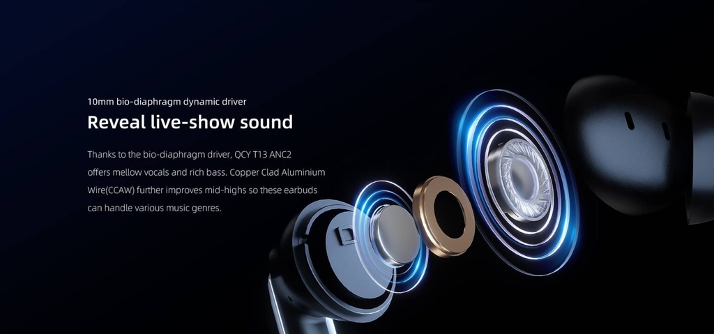 Tai nghe Bluetooth QCY T13 ANC2