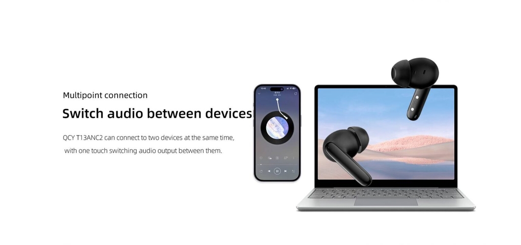 Tai nghe Bluetooth QCY T13 ANC2
