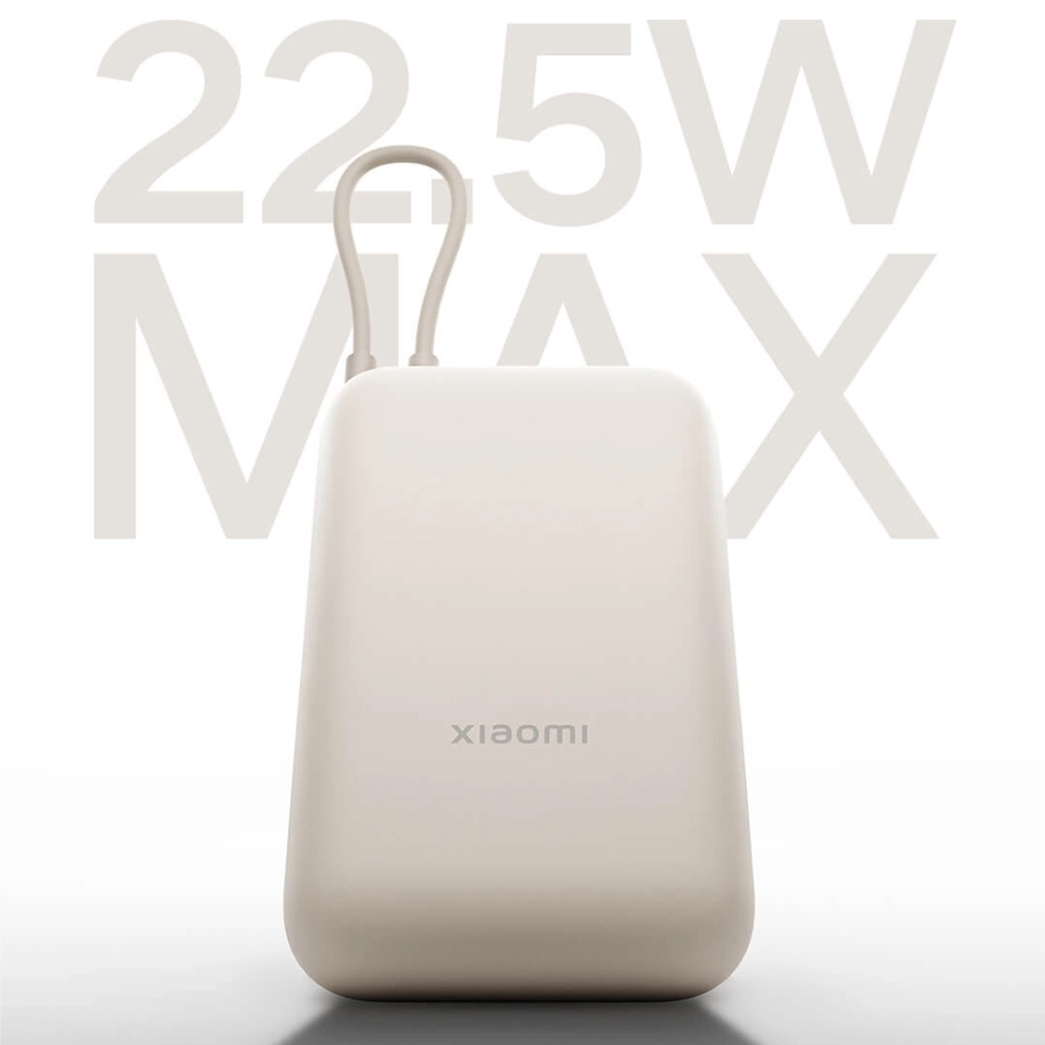 Pin sạc dự phòng Xiaomi 10000mAh 22.5W Pocket P15ZM có cáp sạc